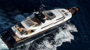 a satellite in outer space aboard ALASKA Yacht for Sale