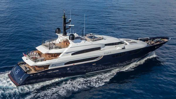 a ship on the water aboard ALASKA Yacht for Sale