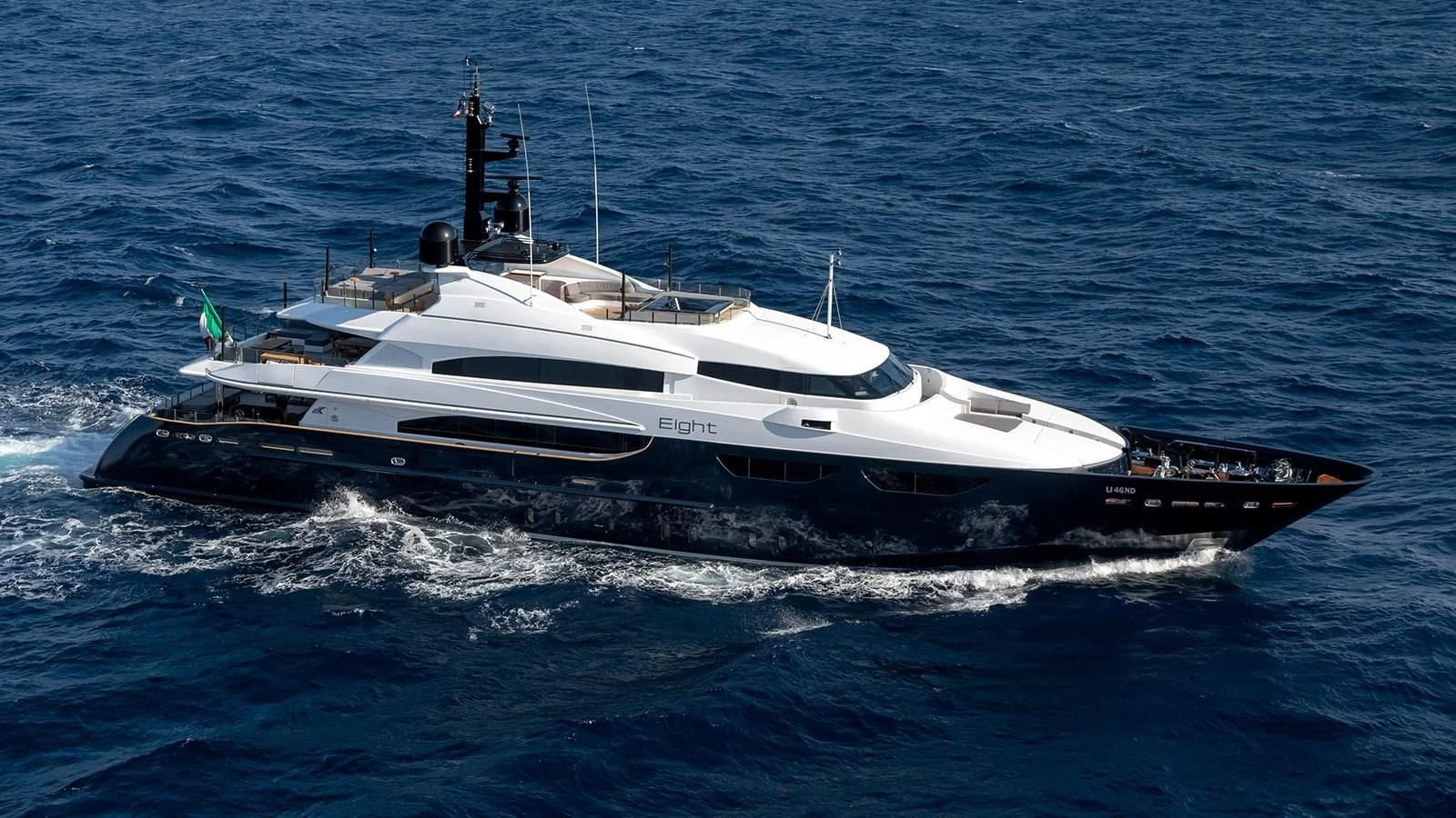 a boat on the water aboard ALASKA Yacht for Sale