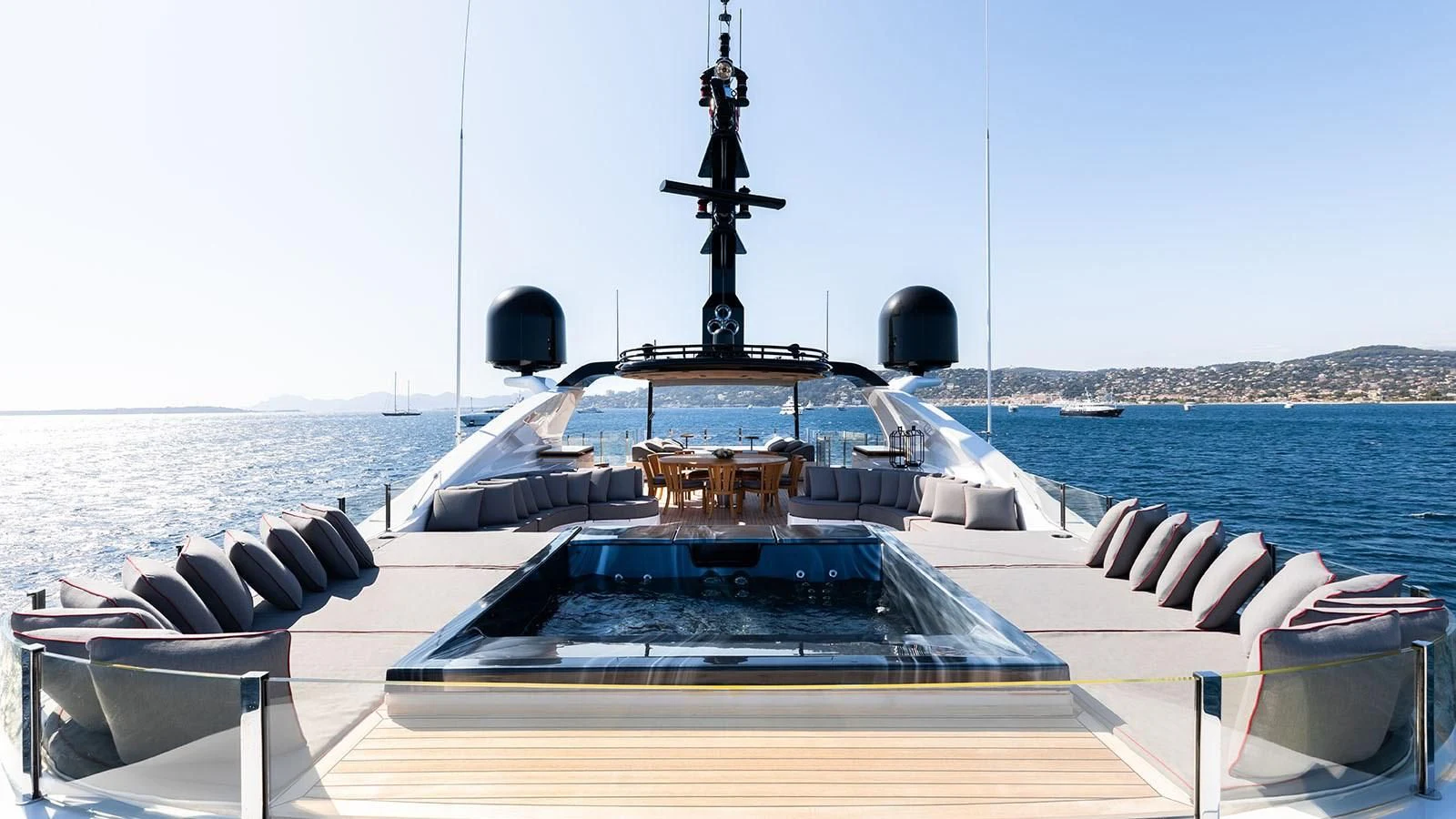 a boat on the water aboard ALASKA Yacht for Sale