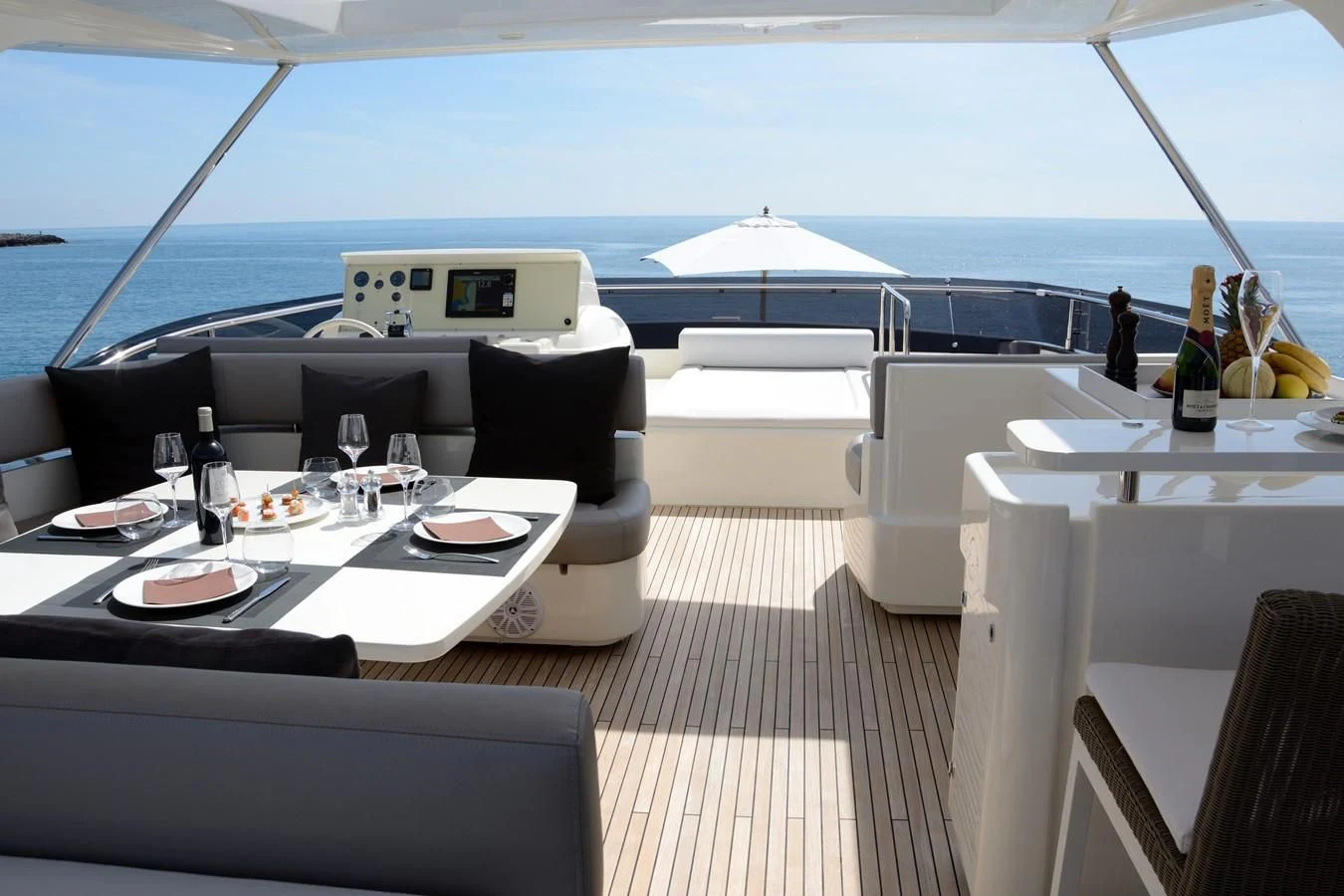 a boat on the water aboard HEAL Yacht for Sale