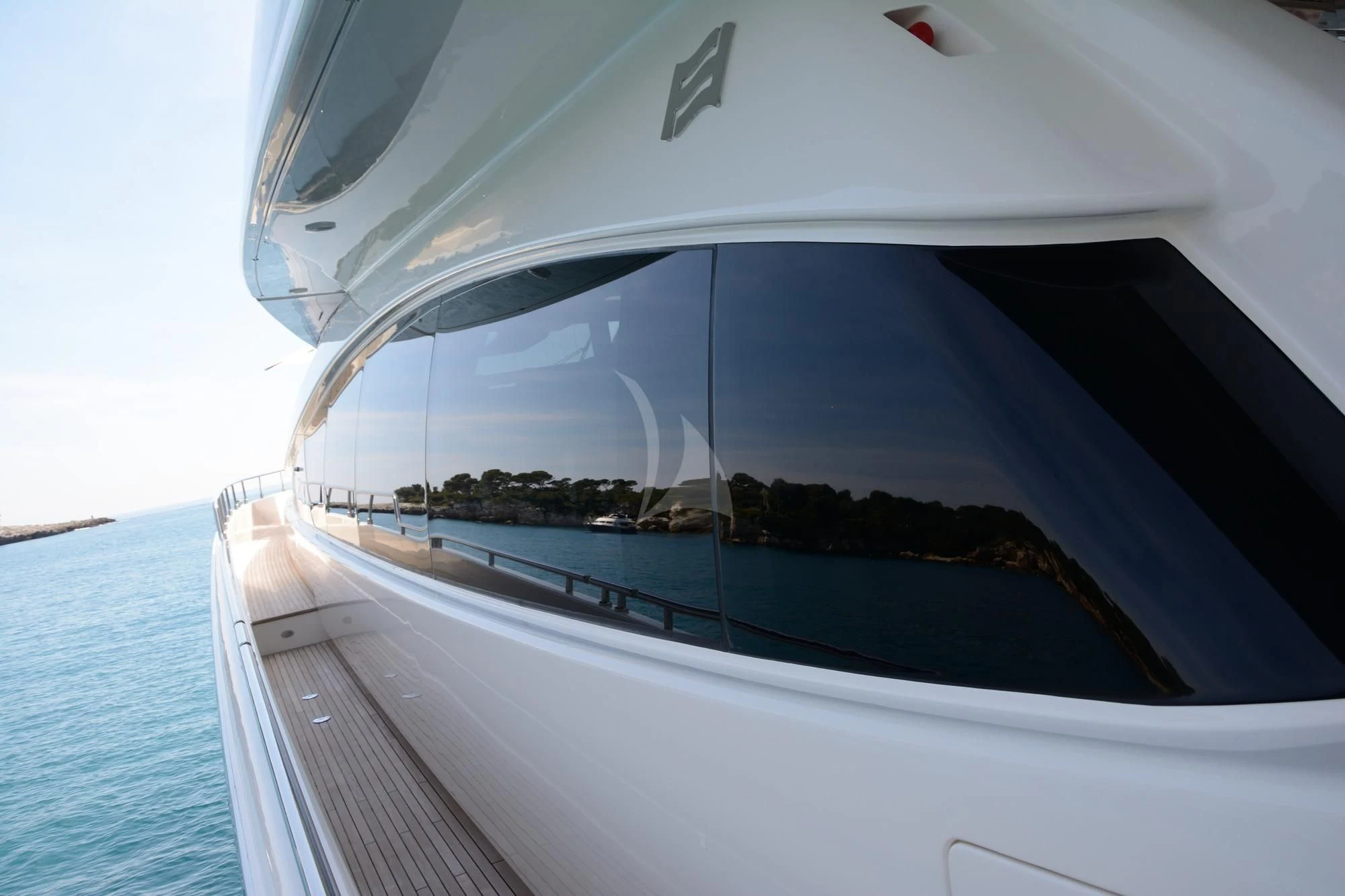a boat on the water aboard HEAL Yacht for Sale
