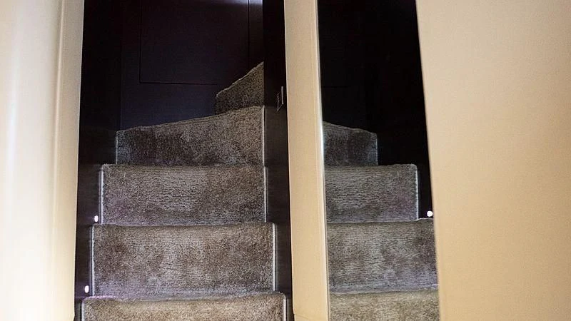 a set of stairs aboard ALDA 2 Yacht for Sale