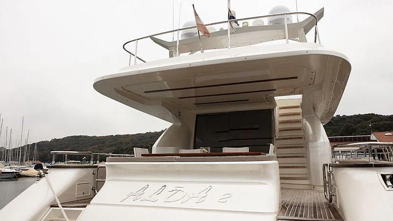 a boat with a staircase aboard ALDA 2 Yacht for Sale