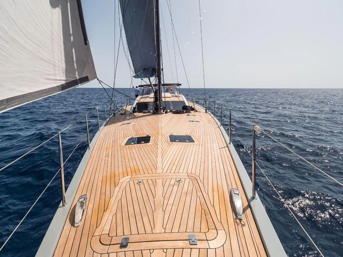 a boat on the water aboard KALINDA Yacht for Sale