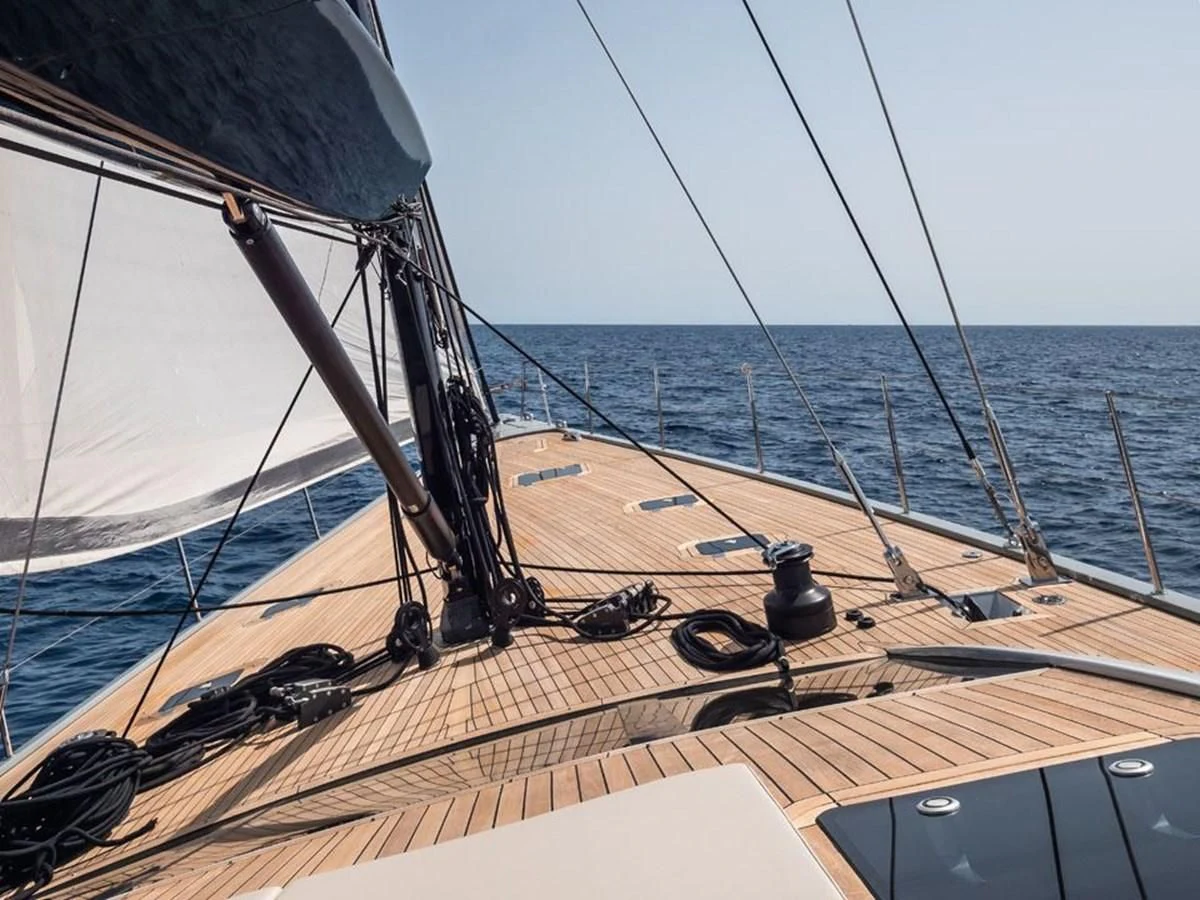 a boat on the water aboard KALINDA Yacht for Sale