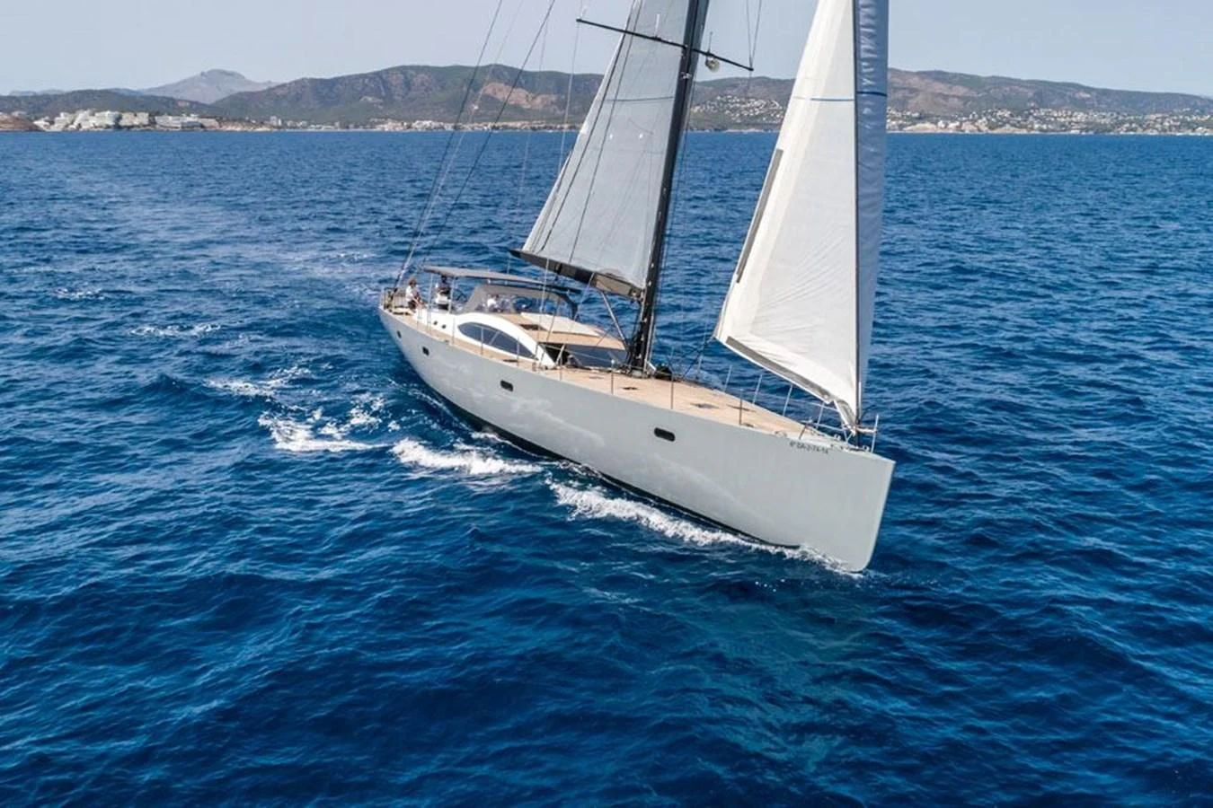 a boat on the water aboard KALINDA Yacht for Sale