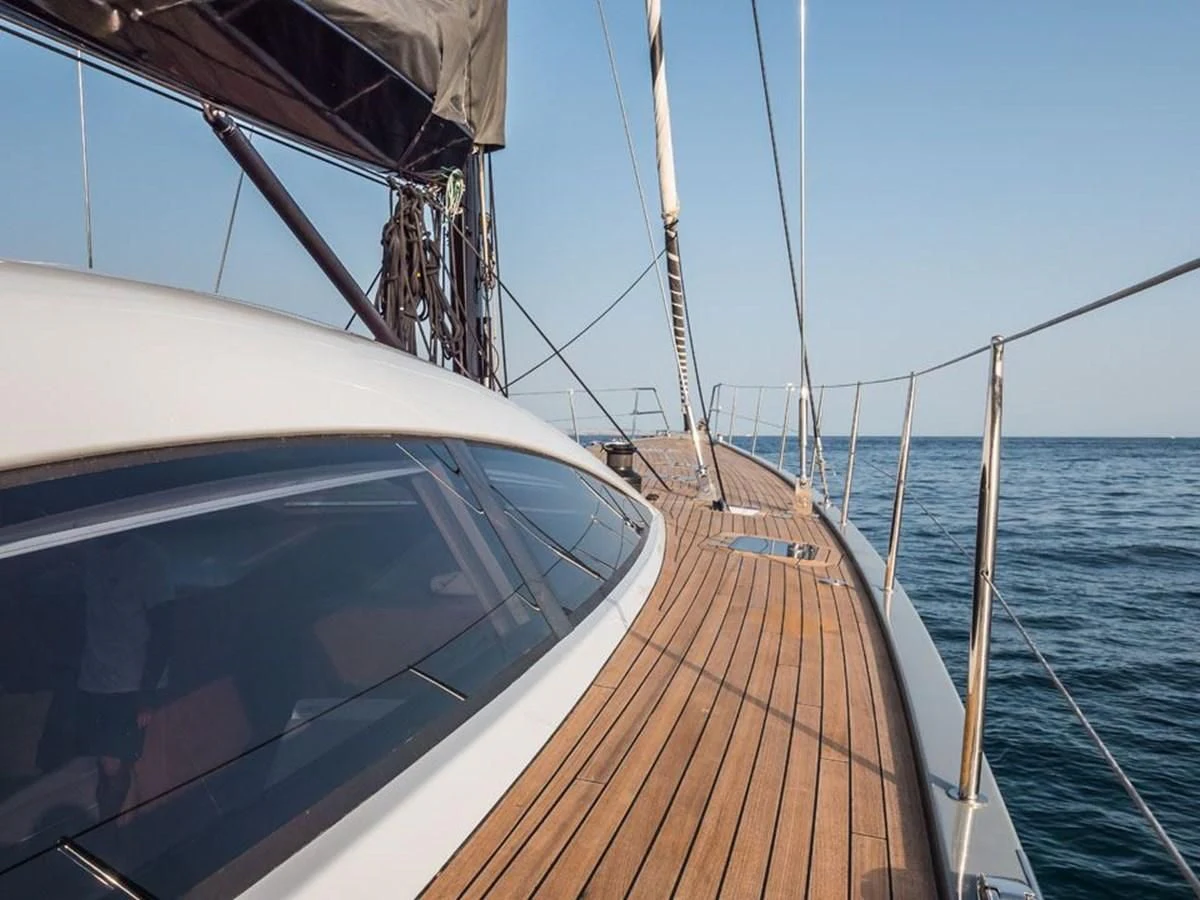 a boat on the water aboard KALINDA Yacht for Sale