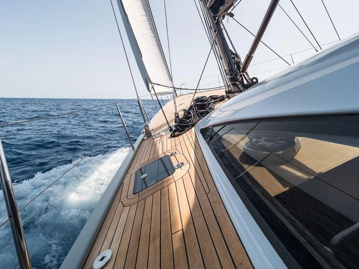 a boat on the water aboard KALINDA Yacht for Sale