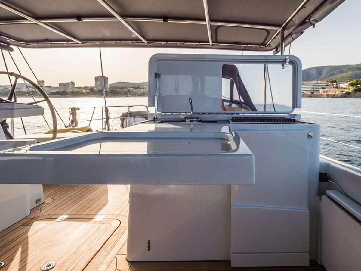 a boat on the water aboard KALINDA Yacht for Sale