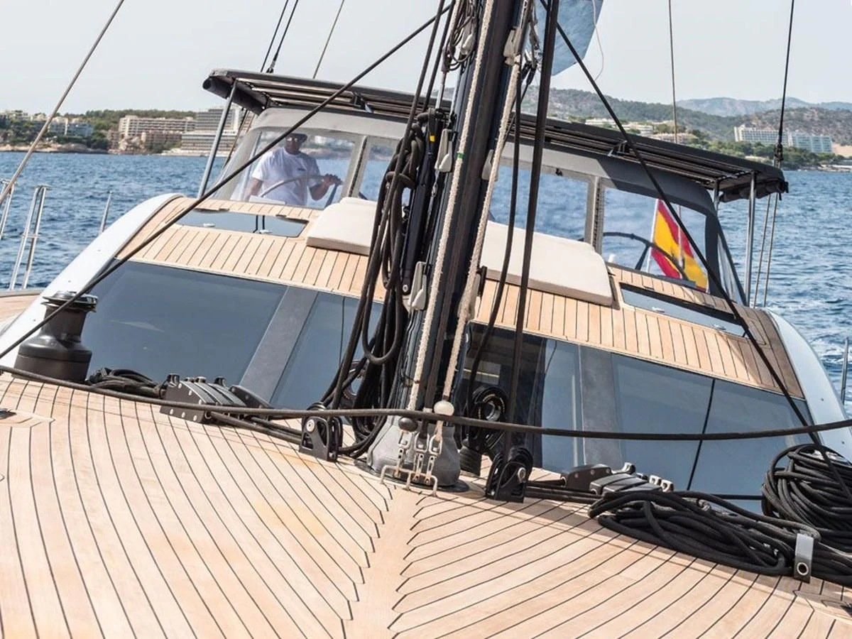 a boat on the water aboard KALINDA Yacht for Sale