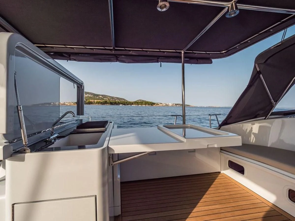 a boat on the water aboard KALINDA Yacht for Sale