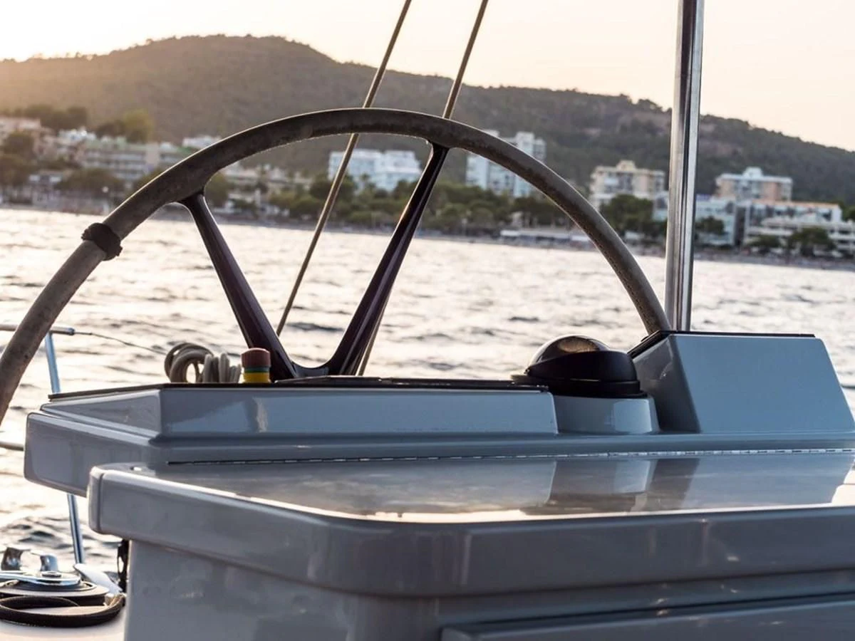 a boat on the water aboard KALINDA Yacht for Sale