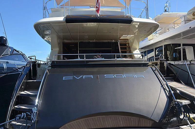 a boat docked at a pier aboard RUFF ONE II Yacht for Sale