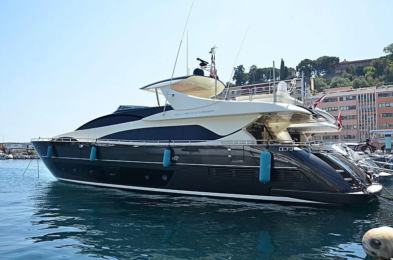 a boat in the water aboard RUFF ONE II Yacht for Sale