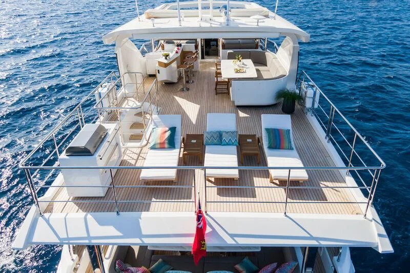 a boat on the water aboard AZIMUT GRANDE 27/52 Yacht for Sale