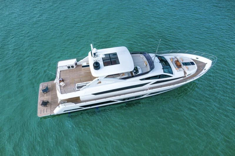 a boat in the water aboard LONGREEF 90/01 SX Yacht for Sale