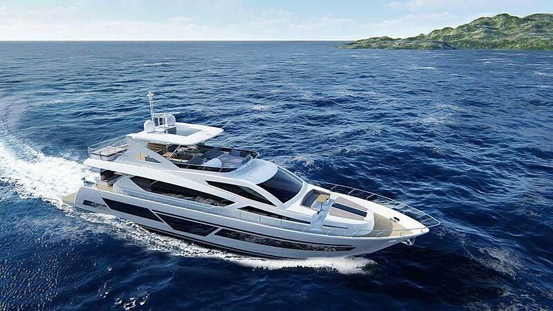a boat on the water aboard LONGREEF 90/01 SX Yacht for Sale