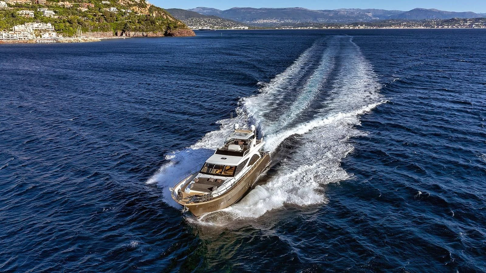a boat on the water aboard ARMONEE Yacht for Sale
