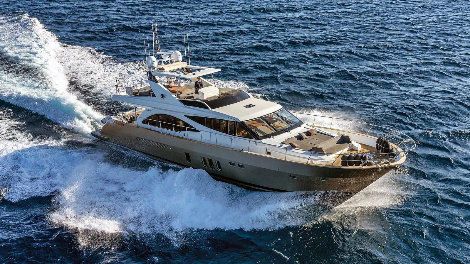 a boat on the water aboard ARMONEE Yacht for Sale