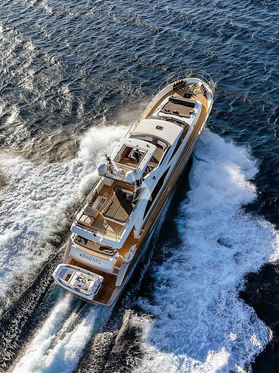 a boat on the water aboard ARMONEE Yacht for Sale
