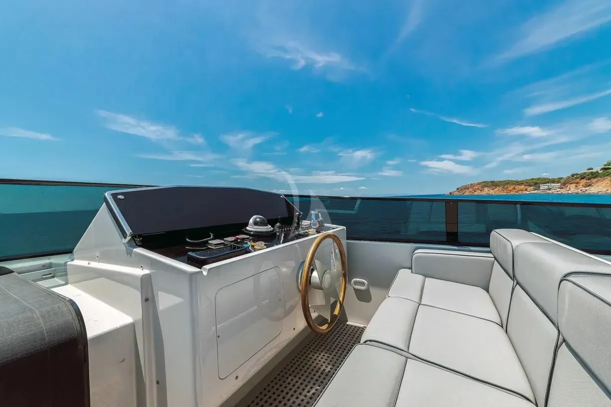 a car on a boat aboard THEION Yacht for Sale