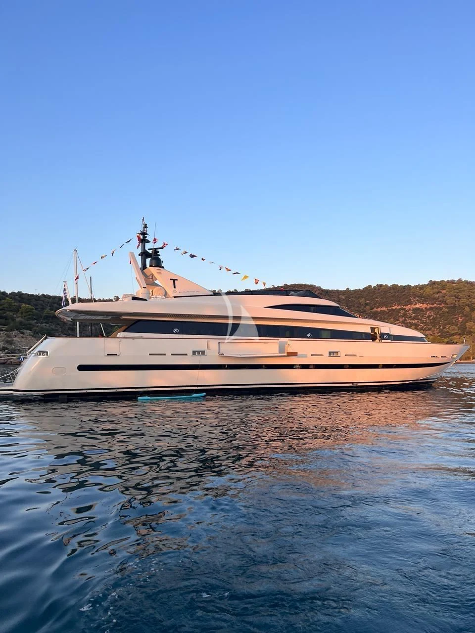 a boat on the water aboard THEION Yacht for Sale