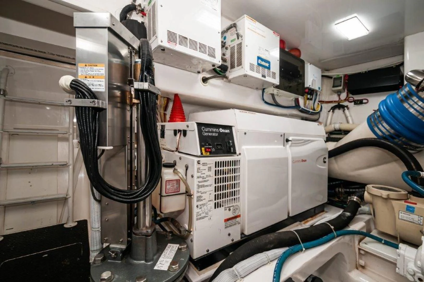 a close-up of a machine aboard POUR INTENTIONS Yacht for Sale