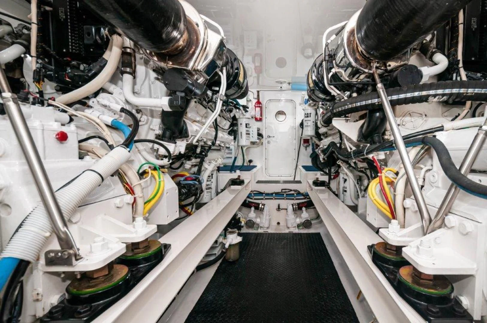 a machine with wires aboard POUR INTENTIONS Yacht for Sale