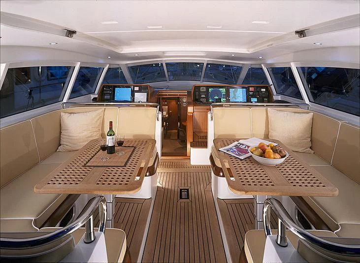 inside of a train aboard STALLA DE MUR Yacht for Sale