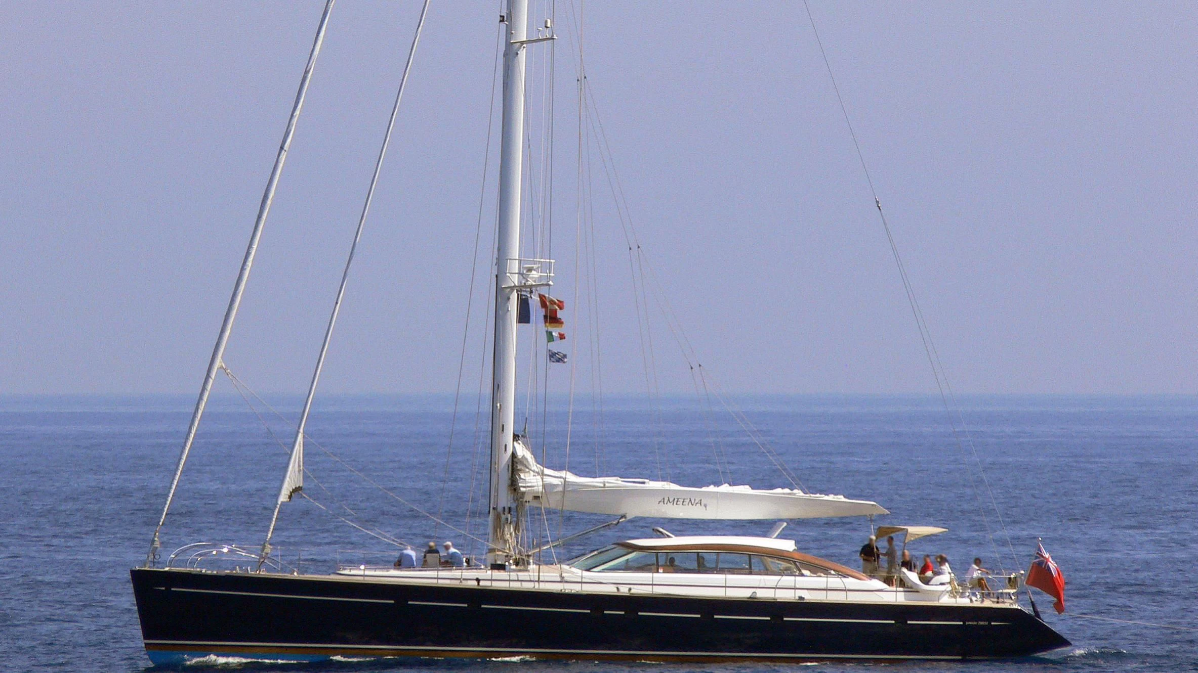 a boat on the water aboard STALLA DE MUR Yacht for Sale