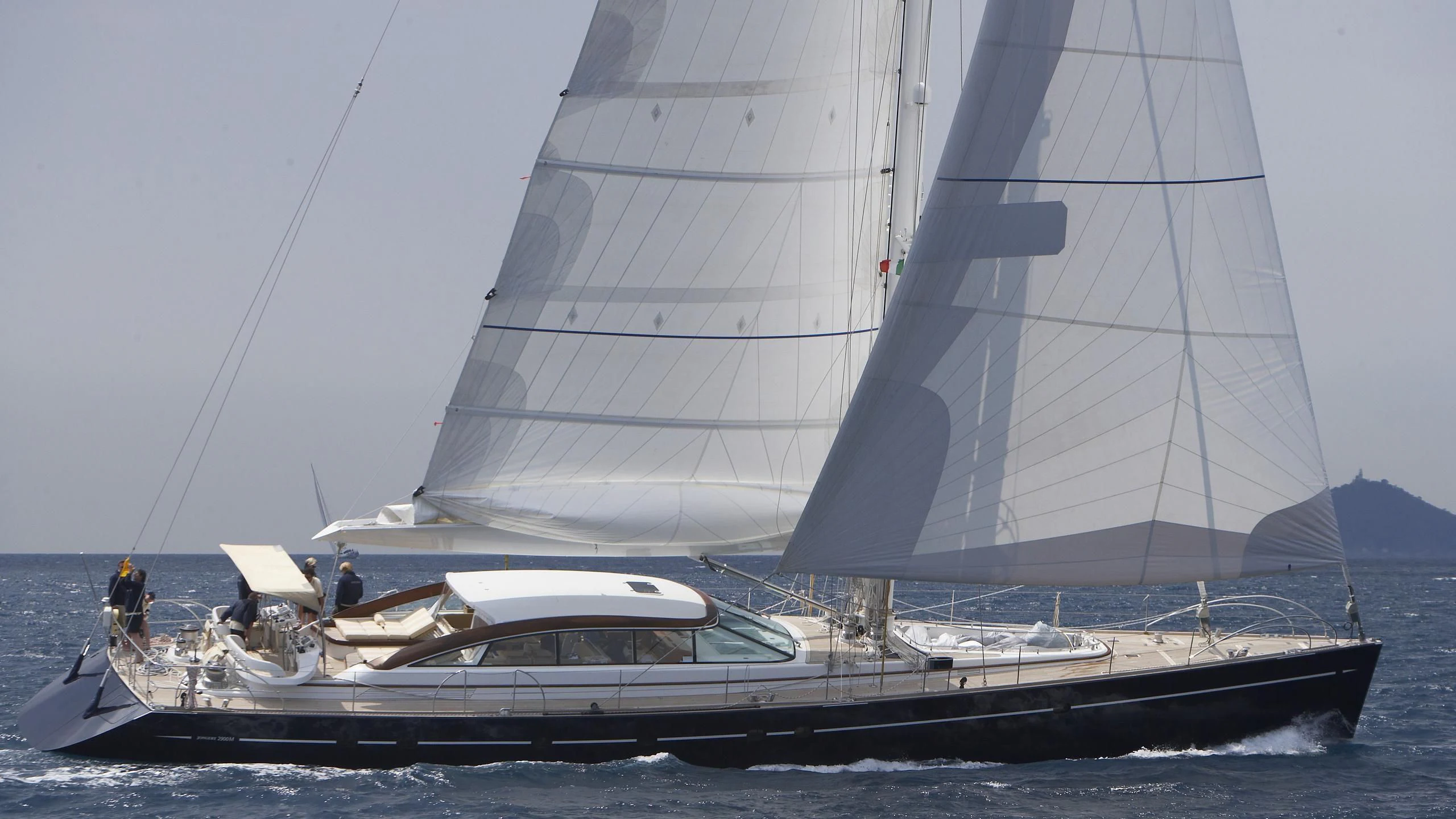 a boat sailing on the sea aboard STALLA DE MUR Yacht for Sale