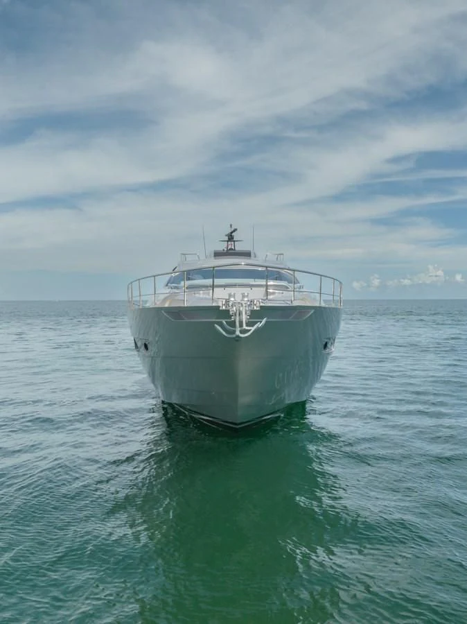 a boat in the water aboard VINTAGE Yacht for Sale