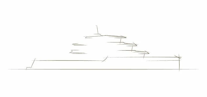 a line of airplanes flying in the sky aboard JFA 50M ALUMINIUM EXPLORER Yacht for Sale