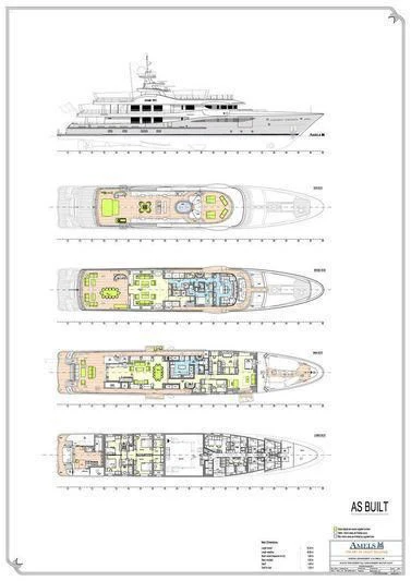 diagram aboard HALO Yacht for Sale
