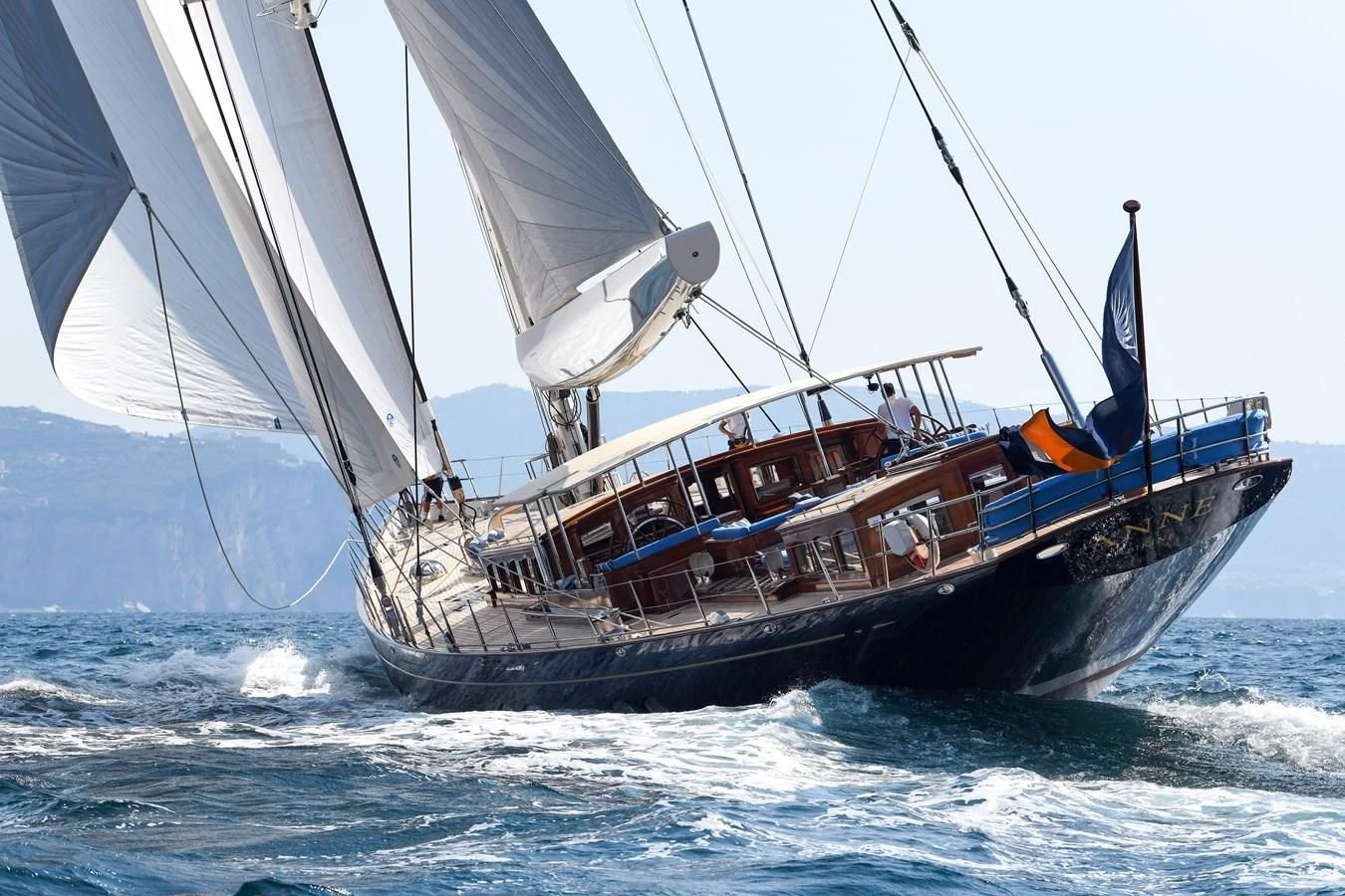 a boat on the water aboard HERMETICA Yacht for Sale