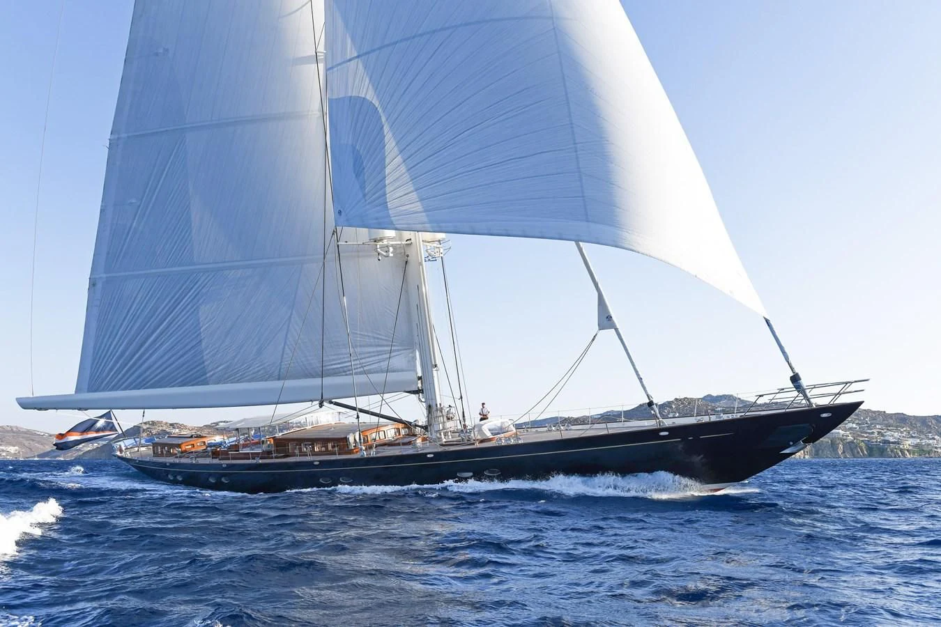 a sailboat on the water aboard HERMETICA Yacht for Sale