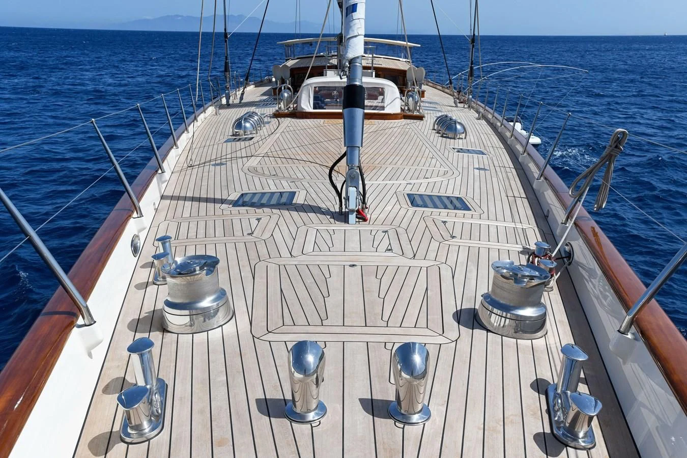 a boat on the water aboard HERMETICA Yacht for Sale