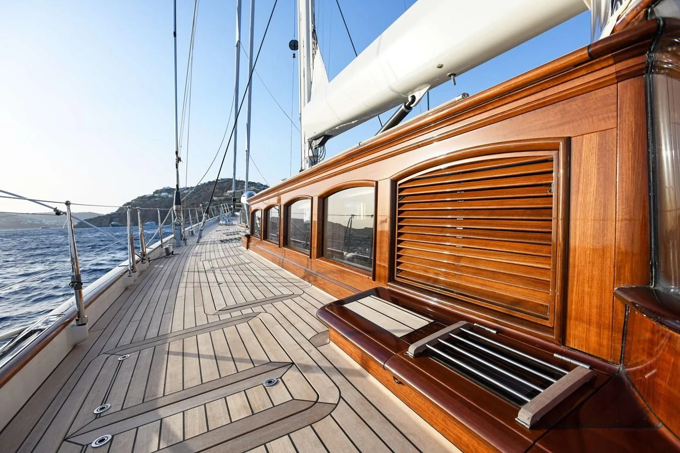 a boat on the water aboard HERMETICA Yacht for Sale