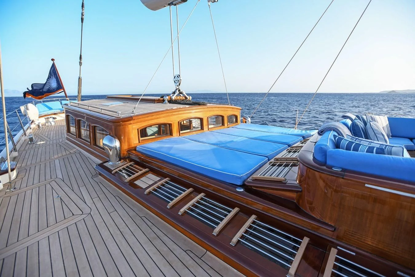 boats on a dock aboard HERMETICA Yacht for Sale