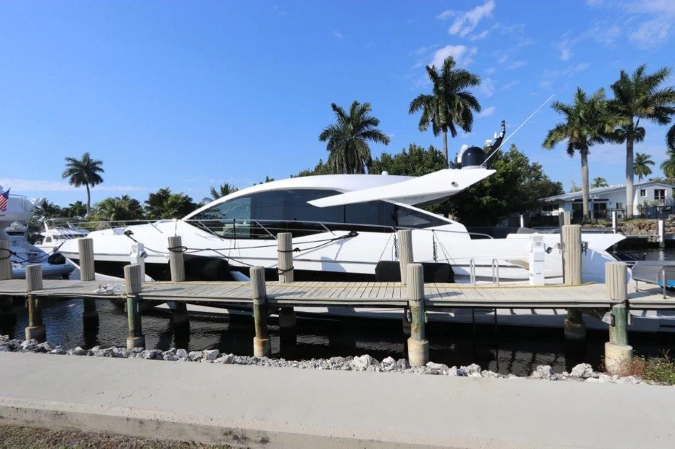 a boat on the beach aboard HIDE OUT Yacht for Sale