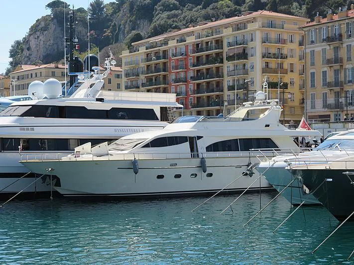 a couple of boats docked aboard ARAMIS ONE Yacht for Sale