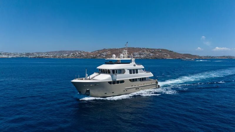 a boat on the water aboard O Yacht for Sale