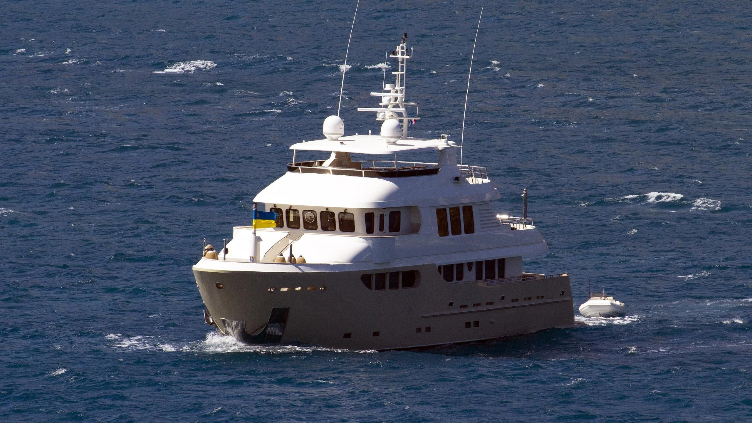 a boat on the water aboard O Yacht for Sale