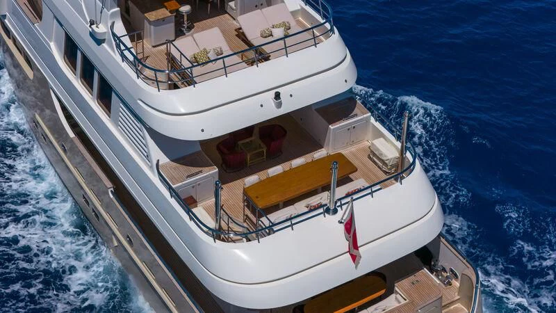 a boat on the water aboard O Yacht for Sale