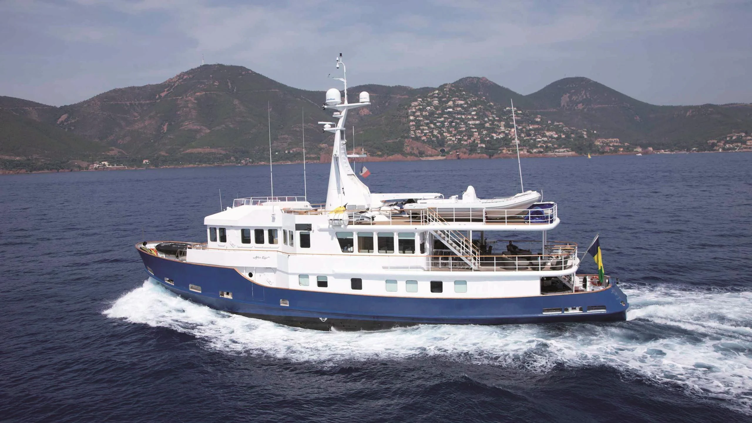 a boat on the water aboard ALTER EGO Yacht for Sale