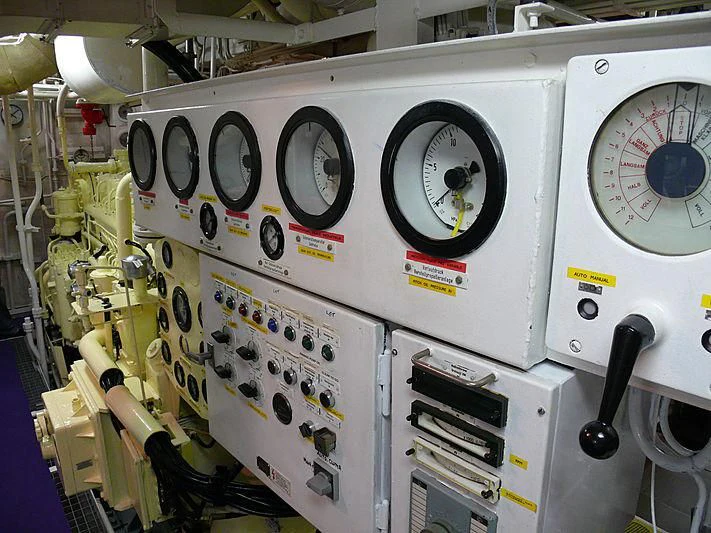 a white machine with black and white buttons aboard ALTER EGO Yacht for Sale