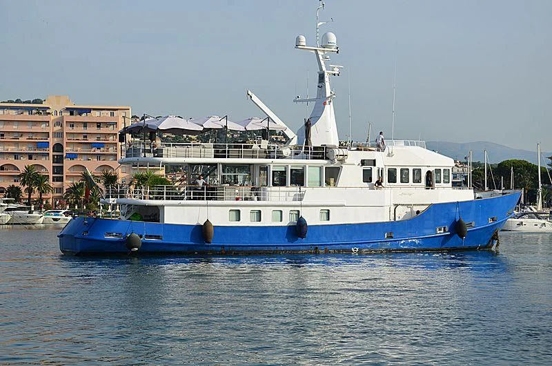 a boat in the water aboard ALTER EGO Yacht for Sale