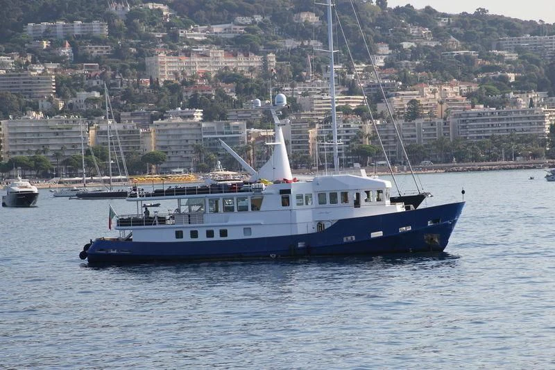 a boat in the water aboard ALTER EGO Yacht for Sale