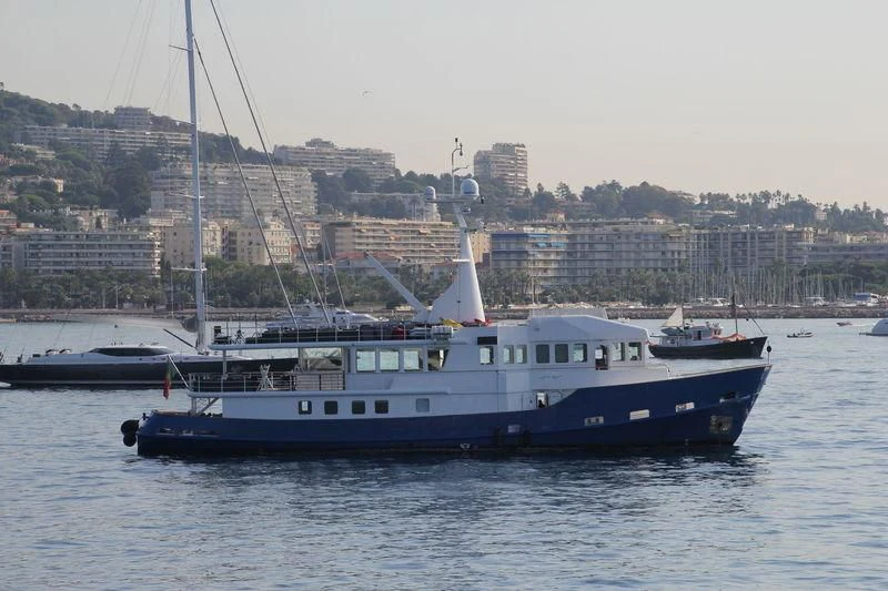 a boat in the water aboard ALTER EGO Yacht for Sale